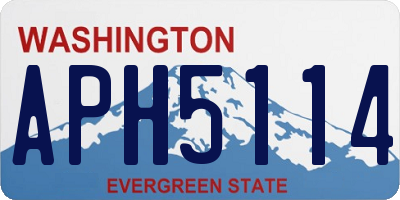 WA license plate APH5114