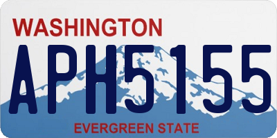 WA license plate APH5155