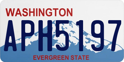 WA license plate APH5197