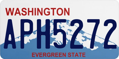 WA license plate APH5272