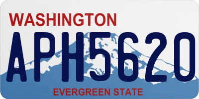 WA license plate APH5620