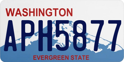 WA license plate APH5877