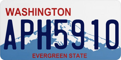 WA license plate APH5910