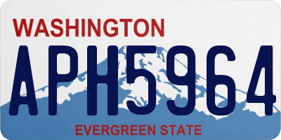 WA license plate APH5964