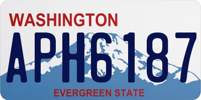 WA license plate APH6187