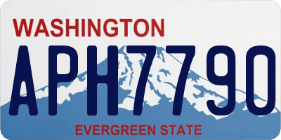 WA license plate APH7790
