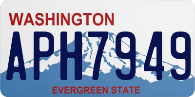 WA license plate APH7949