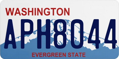 WA license plate APH8044