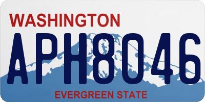 WA license plate APH8046