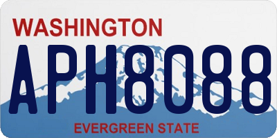 WA license plate APH8088