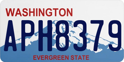 WA license plate APH8379