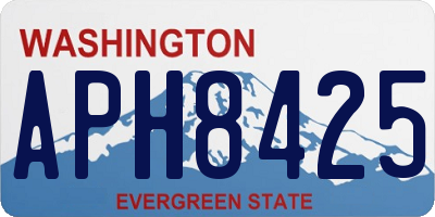 WA license plate APH8425