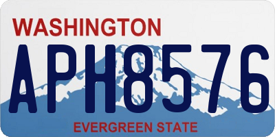 WA license plate APH8576