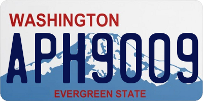 WA license plate APH9009