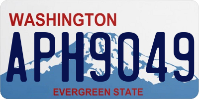 WA license plate APH9049
