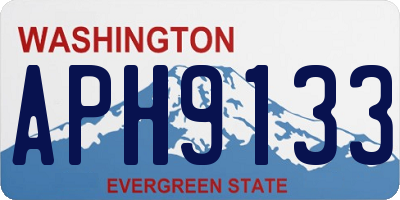 WA license plate APH9133