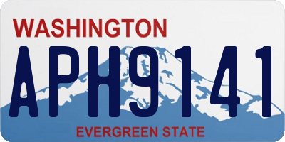 WA license plate APH9141