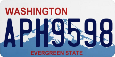 WA license plate APH9598