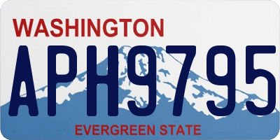 WA license plate APH9795