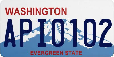 WA license plate API0102