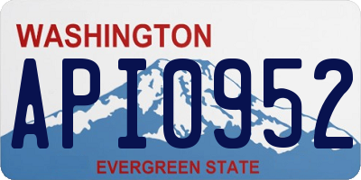 WA license plate API0952