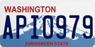WA license plate API0979