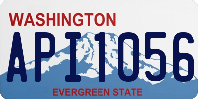 WA license plate API1056