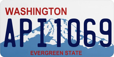 WA license plate API1069