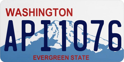 WA license plate API1076