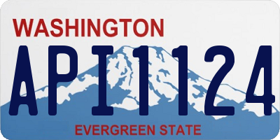 WA license plate API1124