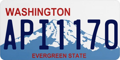 WA license plate API1170