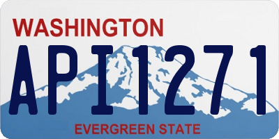 WA license plate API1271