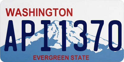 WA license plate API1370