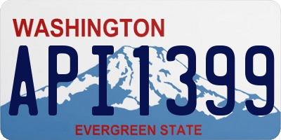 WA license plate API1399