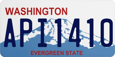 WA license plate API1410