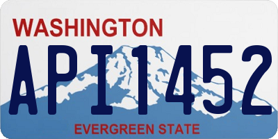 WA license plate API1452