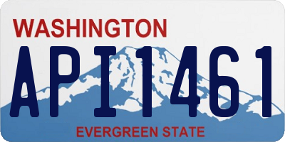 WA license plate API1461