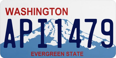 WA license plate API1479