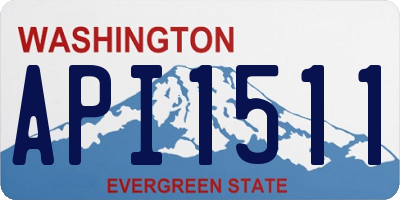 WA license plate API1511