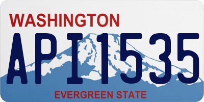 WA license plate API1535