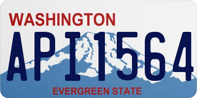 WA license plate API1564