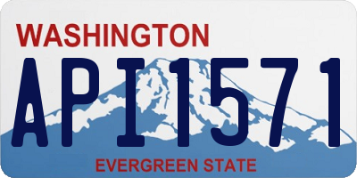 WA license plate API1571