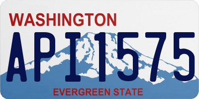 WA license plate API1575