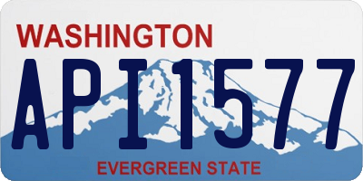 WA license plate API1577