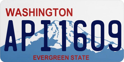 WA license plate API1609