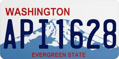 WA license plate API1628