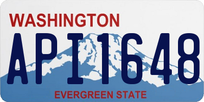 WA license plate API1648
