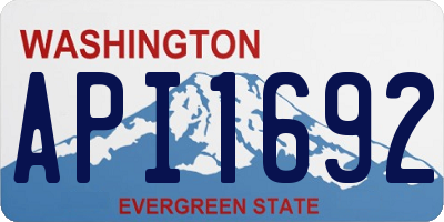WA license plate API1692