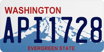 WA license plate API1728