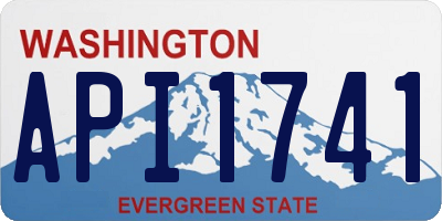 WA license plate API1741